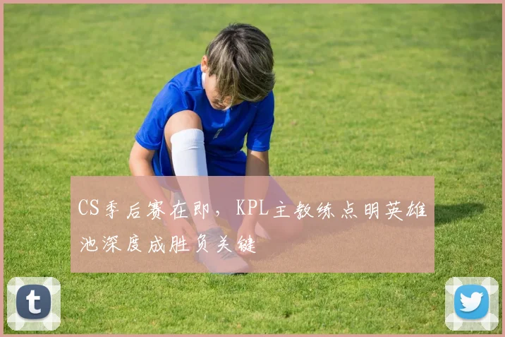 CS季后赛在即，KPL主教练点明英雄池深度成胜负关键 - 球天下体育推荐